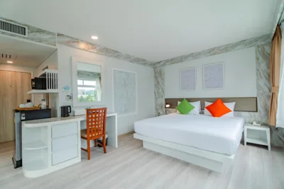발코니와 바다 전망이 있는 더블룸 — Baumancasa Beach Resort